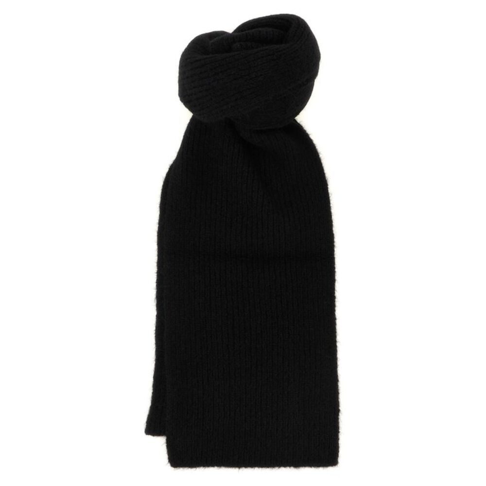 Dries Van Noten Black Wool Men's Foulard